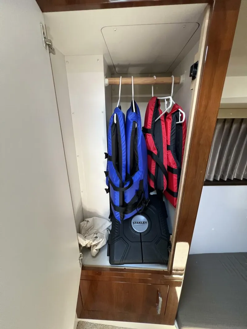 Slide: The Image of 2016 Carver C34 V-Berth Port Closet - 5495205