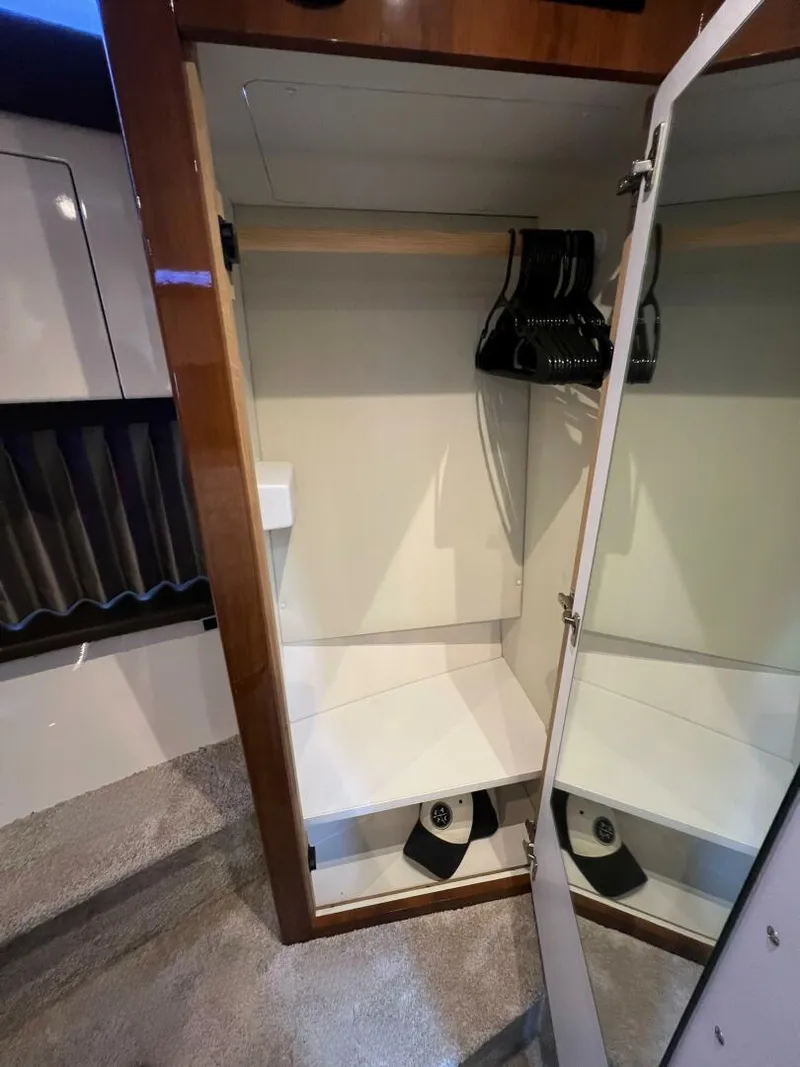 Slide: The Image of 2016 Carver C34 V-Berth Starboard Closet - 5495208