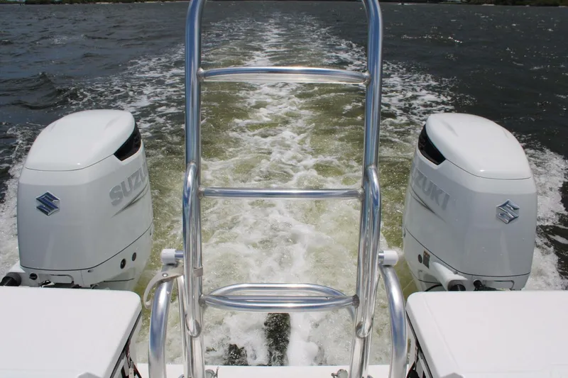Slide: The Image of Twin Vee 38- Engines & Swim Ladder 2023 Twin Vee 28 - 5503178