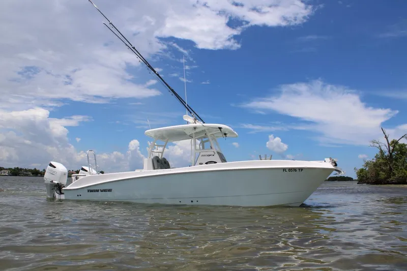 Slide: The Image of Twin Vee 38- Starboard Profile 2023 Twin Vee 28 - 5503161