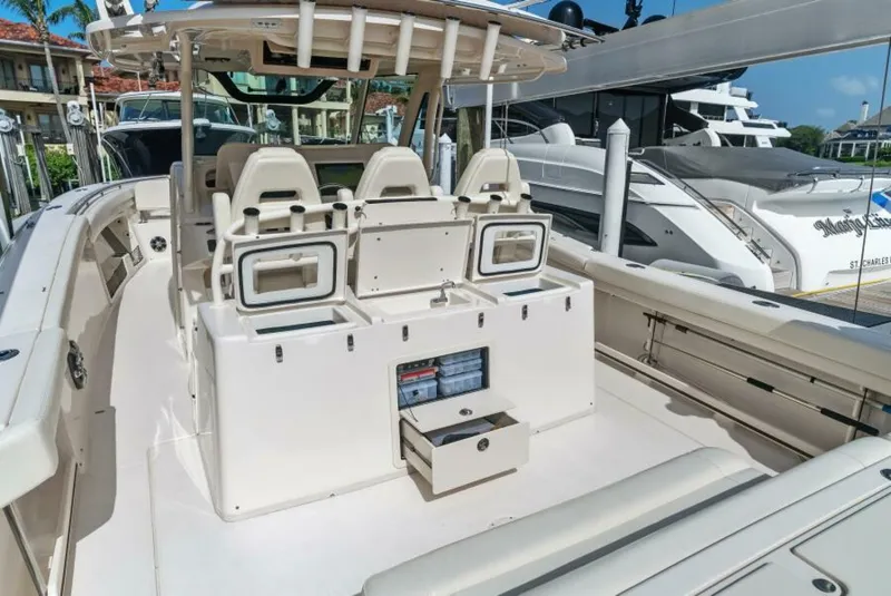 Slide: The Image of 2021 Grady-White 376 Canyon - Galloway's Group - Deluxe Lean Bar - 5507661