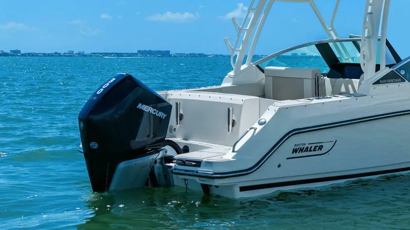 Slide: The Image of 2023 Boston Whaler 240 Vantage - Transom - 5538637