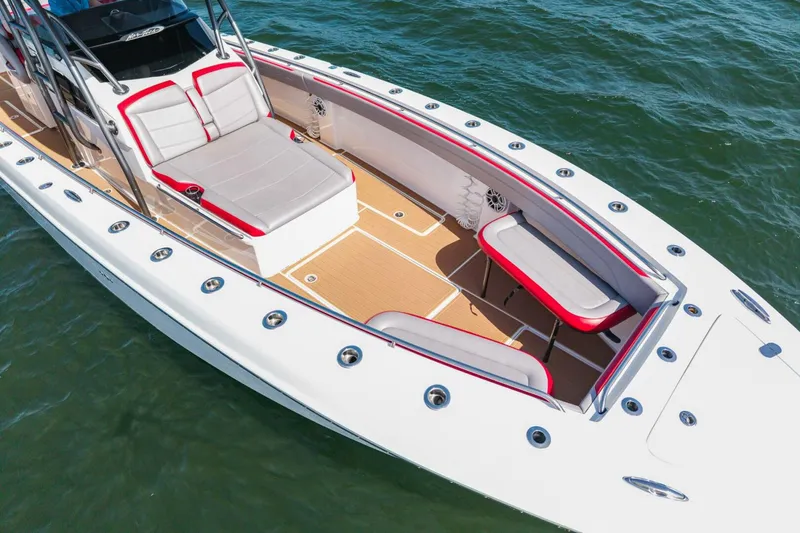 Slide: The Image of Nor-Tech 39' - Starboard Bow Aerial 2021 Nor-Tech 39' 392 Super Fish - 5515956