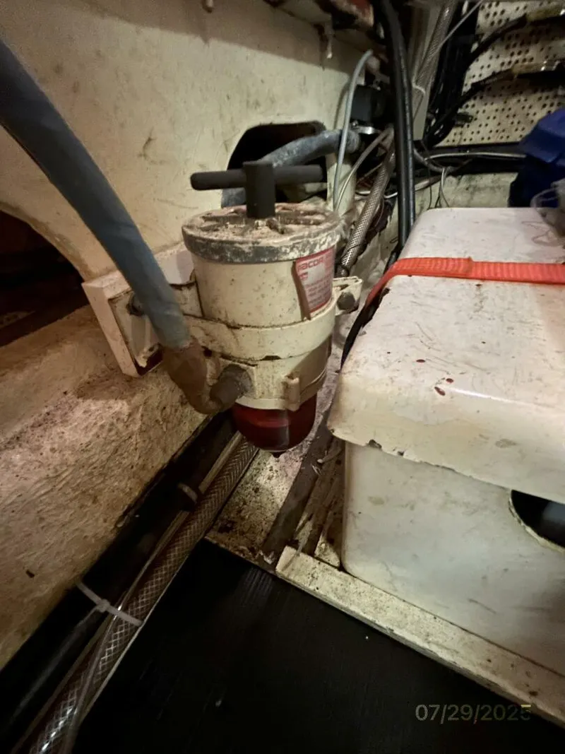 Slide: The Image of 44' DeFever generator Racor fuel filter - 5527238