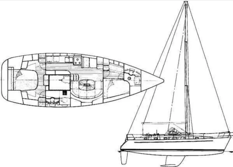 Slide: The Image of Beneteau 40 cc 1997 - 5539305