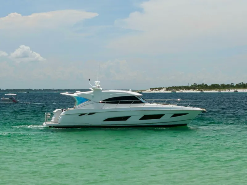 Slide: The Image of 2018 Riviera 4800 Sport Yacht- Runaway Island-Profile - 5539101