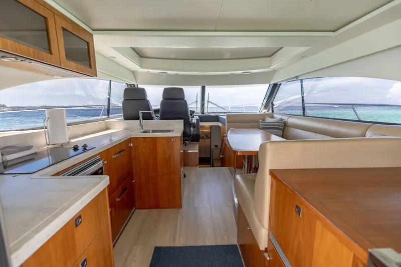 Slide: The Image of 2018 Riviera 4800 Sport Yacht- Runaway Island-Galley - 5539052