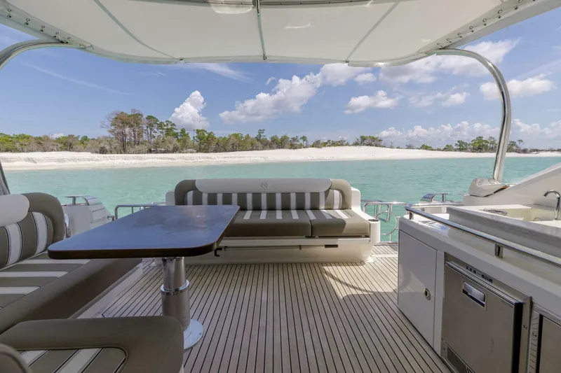 Slide: The Image of 2018 Riviera 4800 Sport Yacht- Runaway Island- Cockpit - 5539055