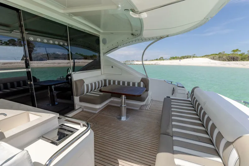Slide: The Image of 2018 Riviera 4800 Sport Yacht- Runaway Island- Cockpit - 5539056