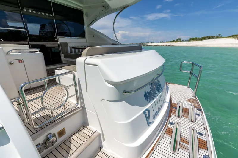 Slide: The Image of 2018 Riviera 4800 Sport Yacht- Runaway Island- Transom - 5539057