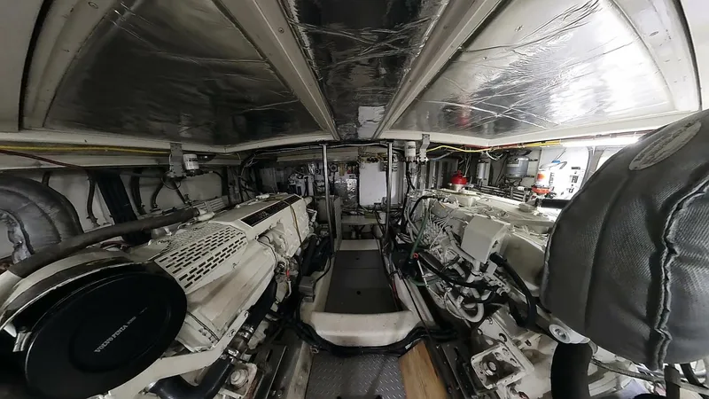 Slide: The Image of 50 ft Ocean Alexander - Engine Room - 5529491