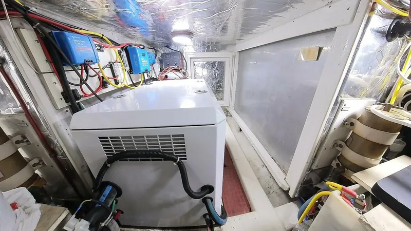 Slide: The Image of 50 ft Ocean Alexander - Engine Room/Generator - 5529485