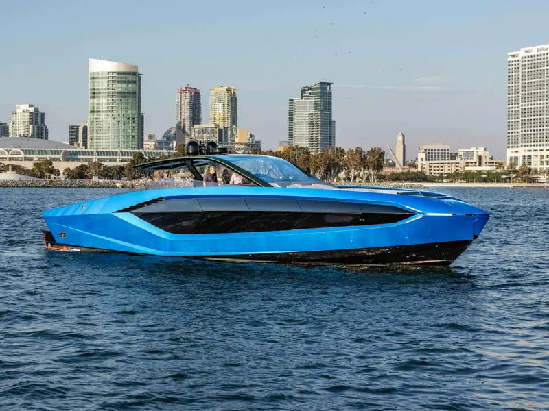 Slide: The Image of 2023 Tecnomar 63 Lamborghini - side Profile - 5551438