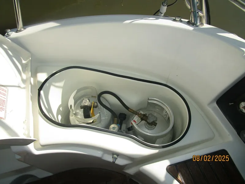 Slide: The Image of 46' Beneteau cockpit propane locker - 5533562