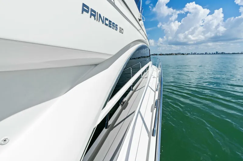 Slide: The Image of 2015 Princess F60 - Walkway to Foredeck - 5540869