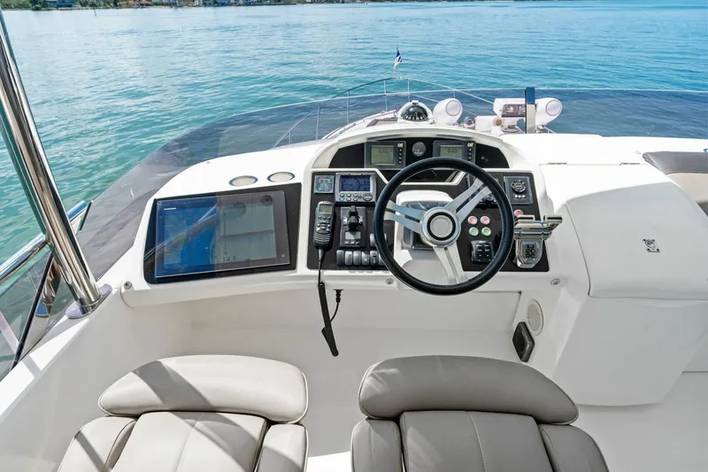 Slide: The Image of 2015 Princess F60 - Flybridge Helm - 5540846