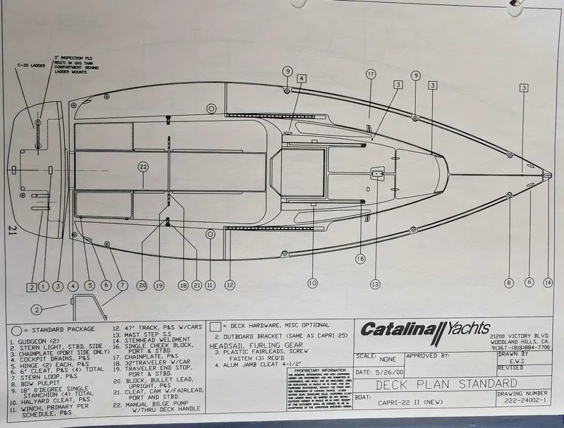 Slide: The Image of Deck Plan Standard - 5547622