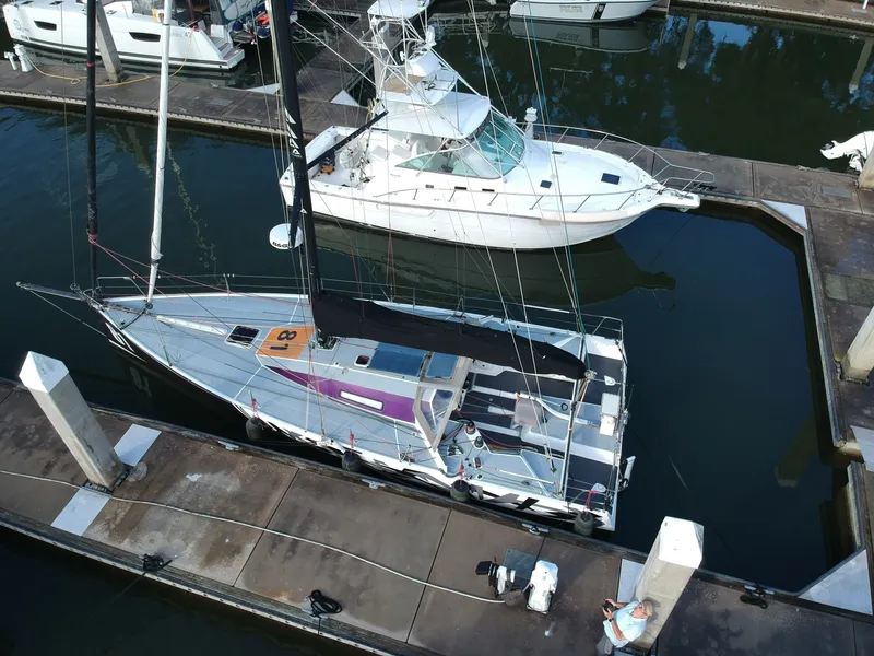 Slide: The Image of Class 40 Akilaria RC2 offshore racing sailboat 2009 - 6223458