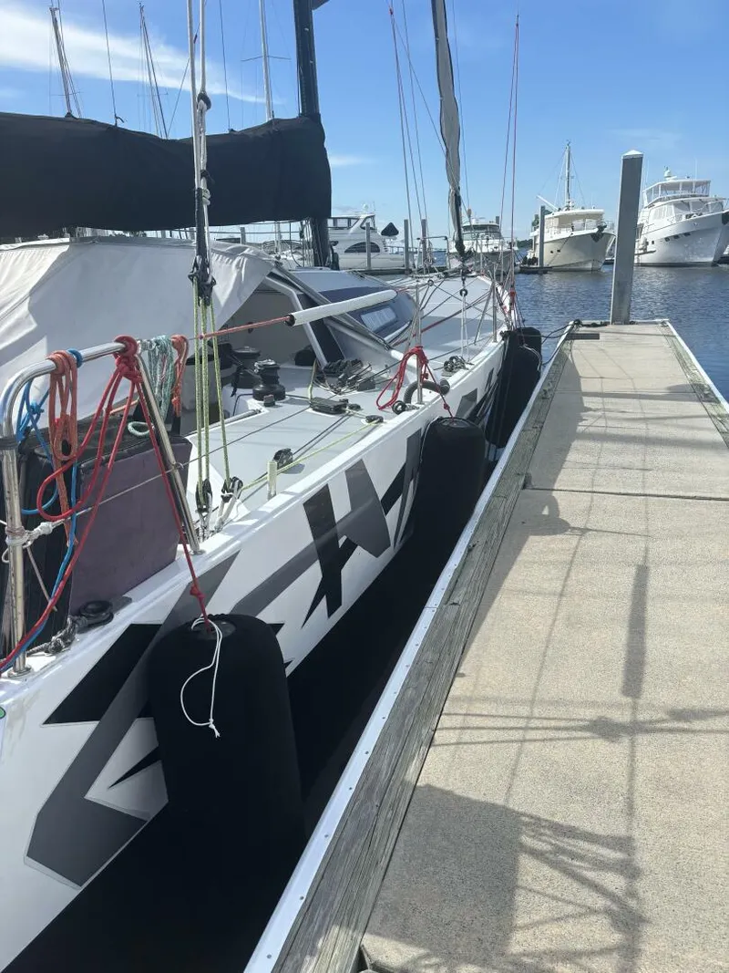 Slide: The Image of Class 40 Akilaria RC2 offshore racing sailboat 2009 - 5558236