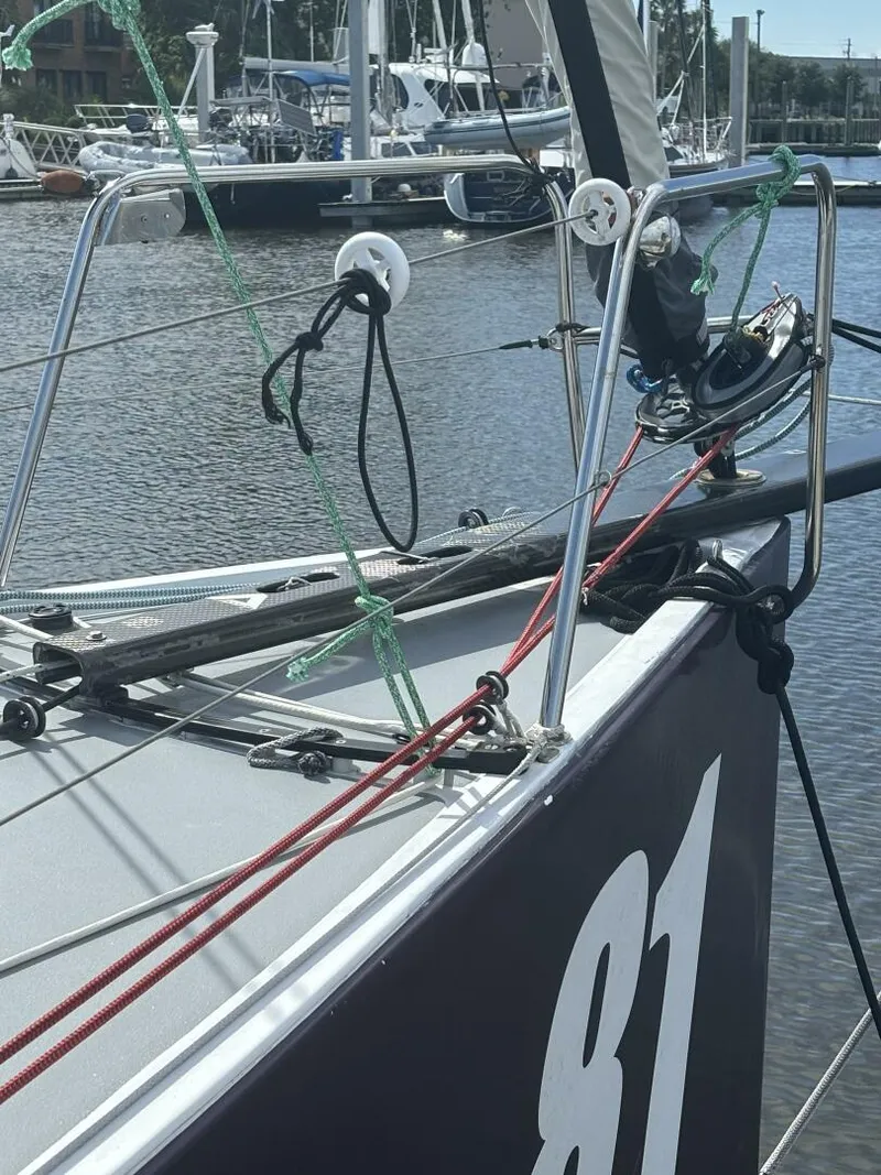 Slide: The Image of Class 40 Akilaria RC2 offshore racing sailboat 2009 - 5558246