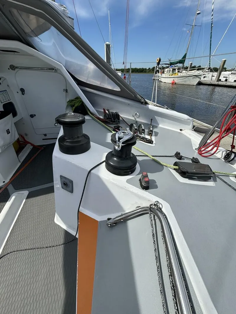 Slide: The Image of Class 40 Akilaria RC2 offshore racing sailboat 2009 - 5558251