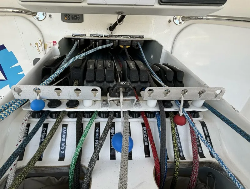 Slide: The Image of Class 40 Akilaria RC2 offshore racing sailboat 2009 - 5558252