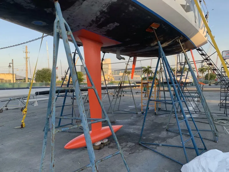 Slide: The Image of Class 40 Akilaria RC2 offshore racing sailboat 2009 - 5558229