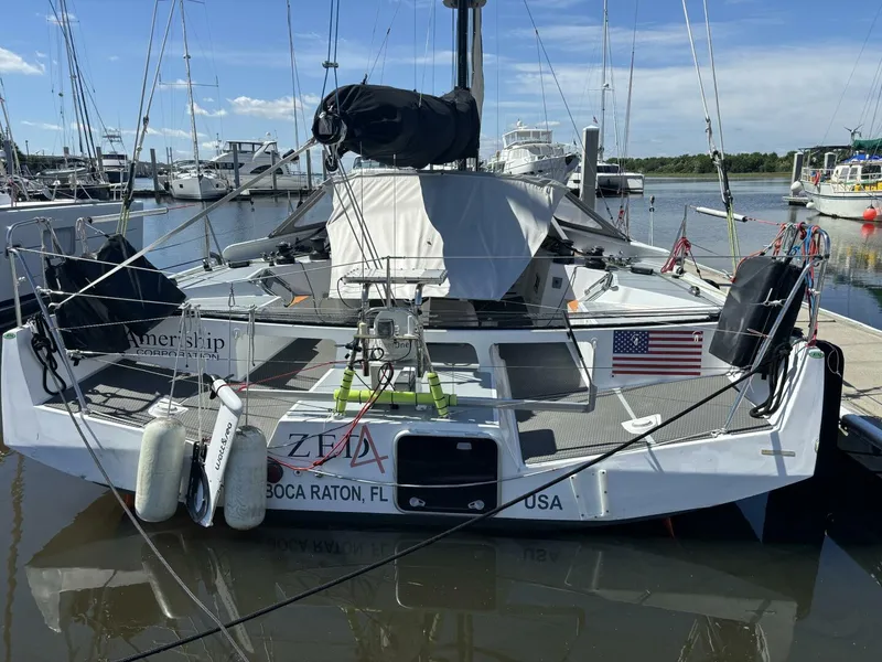 Slide: The Image of Class 40 Akilaria RC2 offshore racing sailboat 2009 - 5558332