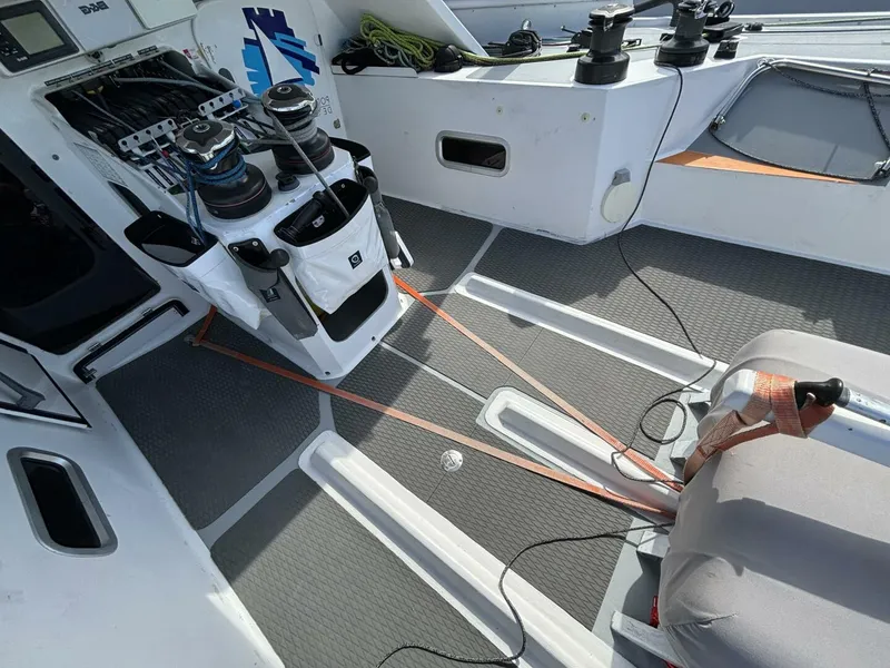 Slide: The Image of Class 40 Akilaria RC2 offshore racing sailboat 2009 - 5558285