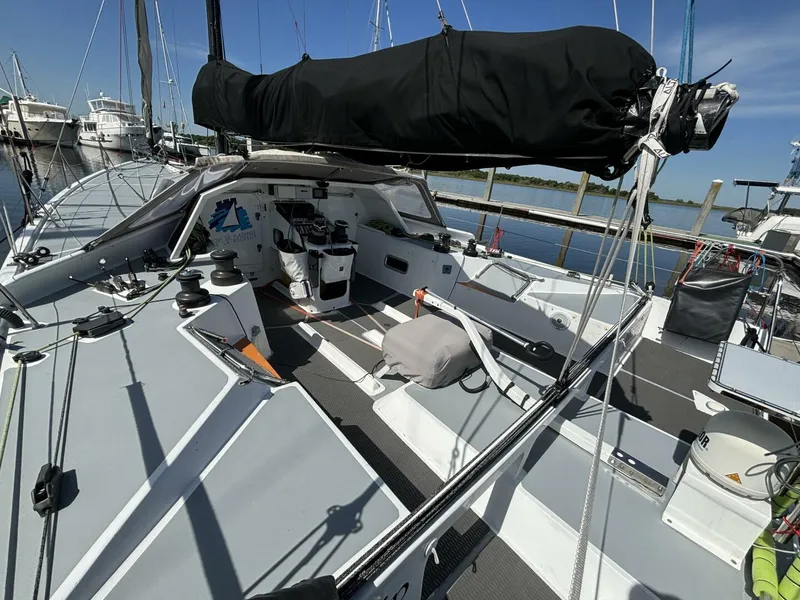 Slide: The Image of Class 40 Akilaria RC2 offshore racing sailboat 2009 - 5558293
