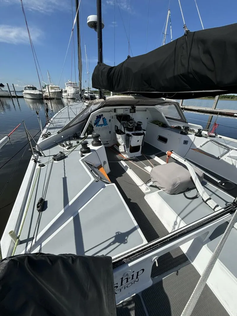 Slide: The Image of Class 40 Akilaria RC2 offshore racing sailboat 2009 - 5558295