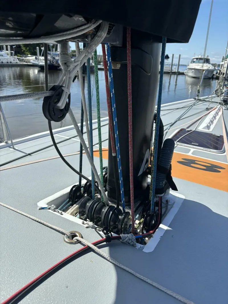 Slide: The Image of Class 40 Akilaria RC2 offshore racing sailboat 2009 - 5558303