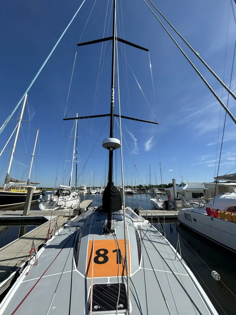 Slide: The Image of Class 40 Akilaria RC2 offshore racing sailboat 2009 - 5558307