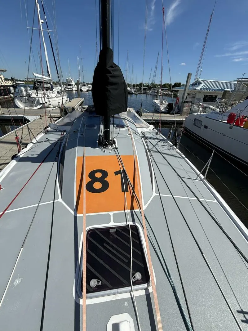 Slide: The Image of Class 40 Akilaria RC2 offshore racing sailboat 2009 - 5558311
