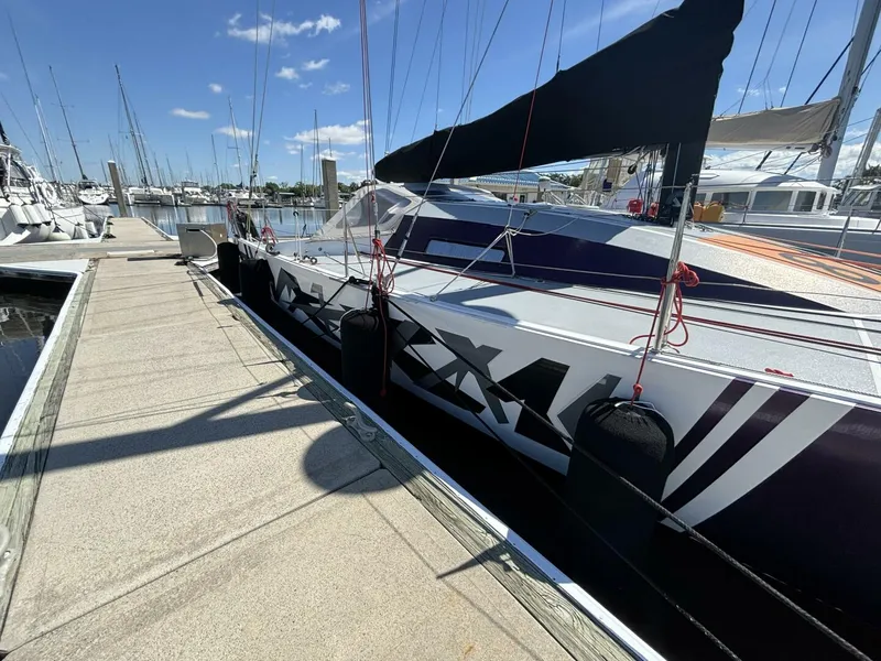 Slide: The Image of Class 40 Akilaria RC2 offshore racing sailboat 2009 - 5558342