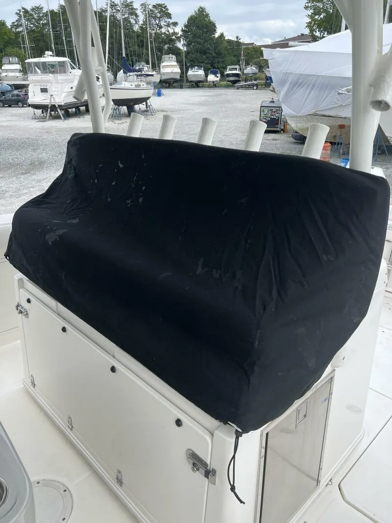 Slide: The Image of 2014 Boston Whaler 350 Outrage Helm Seating Cover - 5576120