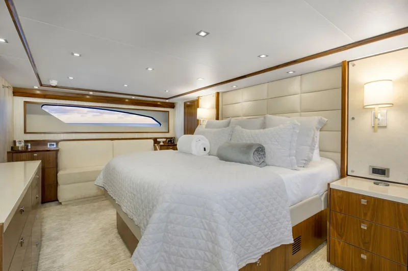 Slide: The Image of 2016 92 Viking Enclosed Bridge Touche Master Stateroom  (1) - 5551728