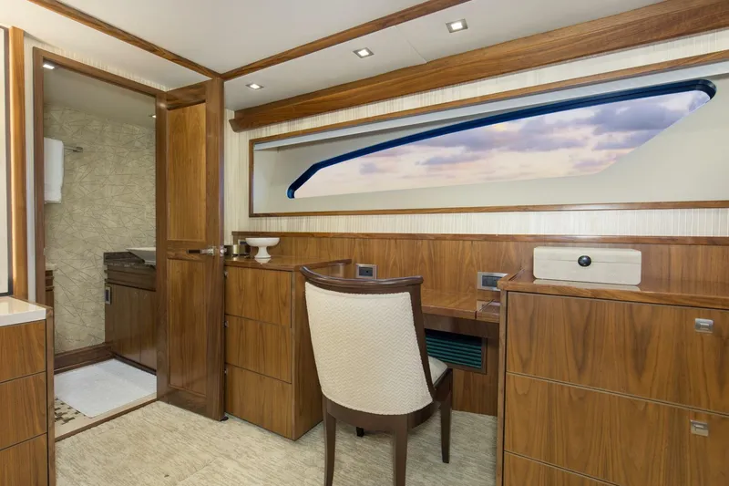 Slide: The Image of 2016 92 Viking Enclosed Bridge Touche Master Stateroom  (6) - 5551733