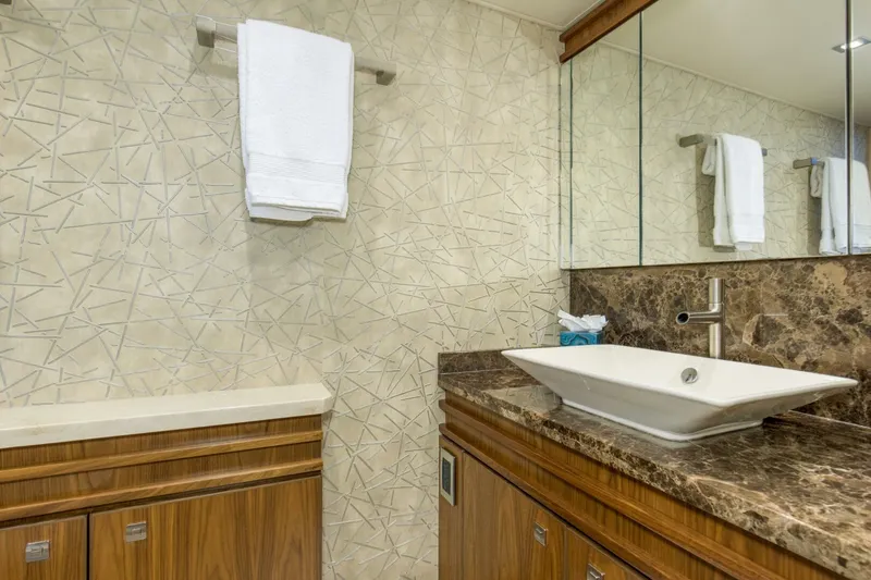 Slide: The Image of 2016 92 Viking Enclosed Bridge Touche Master Stateroom Head (1) - 5551734