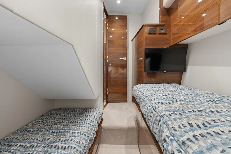 Slide: The Image of Viking 58 - Bunk Stateroom 2025 Viking 58 Convertible - 5553414