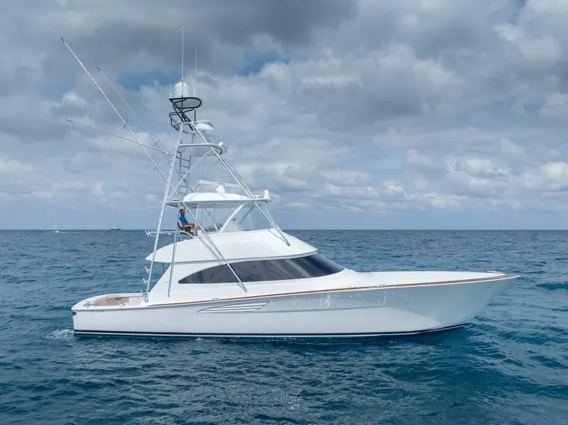 Slide: The Image of Viking 58 - Exterior Profile 2025 Viking 58 Convertible - 5553407