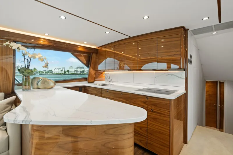 Slide: The Image of Viking 58 - Galley 2025 Viking 58 Convertible - 5553441