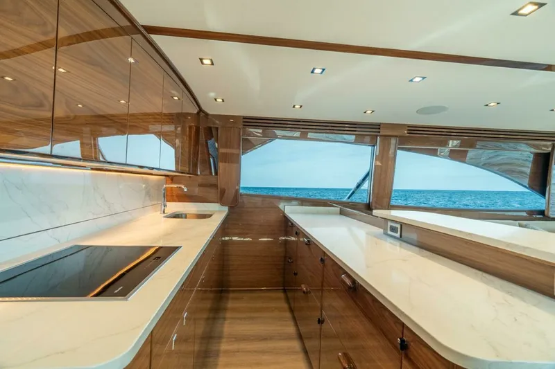 Slide: The Image of Viking 64 - Galley 2025 Viking 64 Convertible - In-Stock 64-739 - 7675459