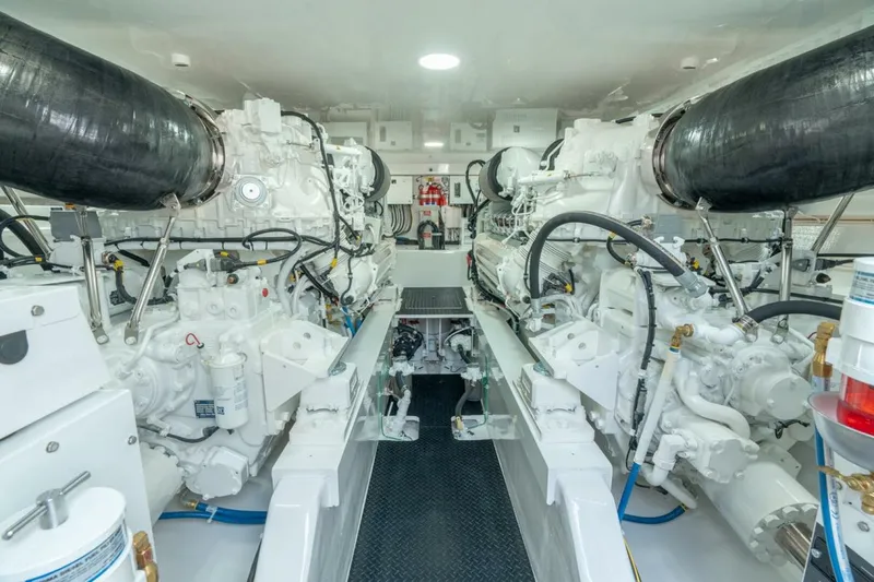 Slide: The Image of Viking 64 - Engine room 2025 Viking 64 Convertible - In-Stock 64-739 - 5553488
