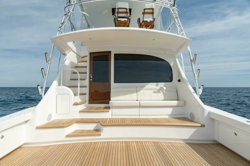 Slide: The Image of Vike 64 - Mezzanine 2025 Viking 64 Convertible - In-Stock 64-739 - 7675436