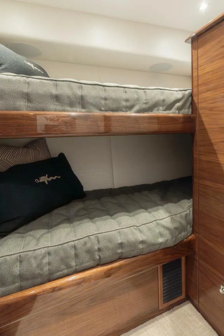 Slide: The Image of Viking 64 - Bunk Stateroom 2025 Viking 64 Convertible - In-Stock 64-739 - 5553493