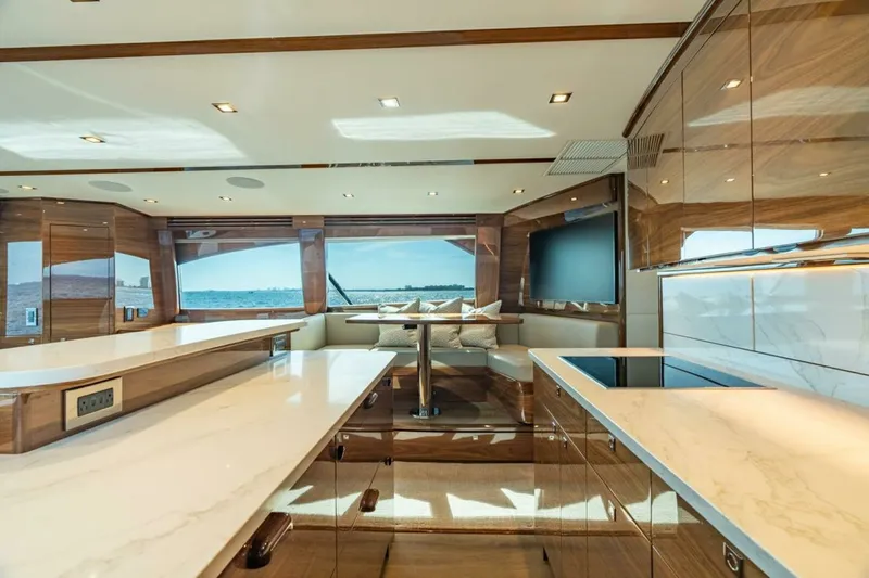 Slide: The Image of Viking 64 - Galley 2025 Viking 64 Convertible - In-Stock 64-739 - 7675460