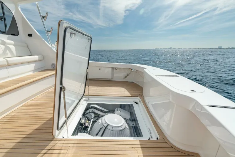 Slide: The Image of Viking 64 - SeaKeeper in Cockpit 2025 Viking 64 Convertible - In-Stock 64-739 - 7675445