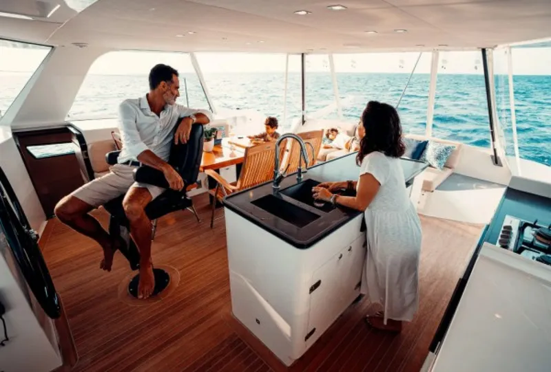 Slide: The Image of Used Sail Catamaran for sale 2014 Gunboat 55 - VANDAL - 5557702