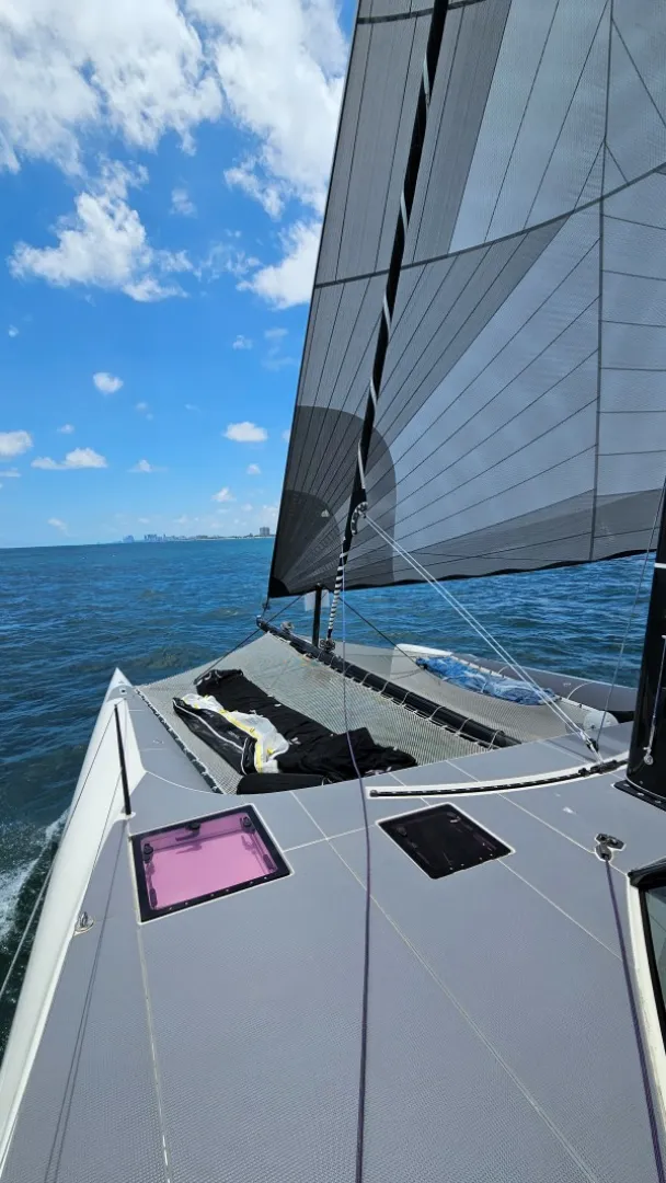 Slide: The Image of Used Sail Catamaran for sale 2014 Gunboat 55 - VANDAL - 5557707